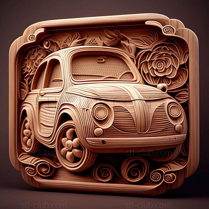 3D мадэль Fiat 500L (STL)